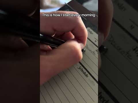 The best way to start your morning #planner #morningroutine #saturday #planning