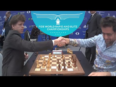 Knight Blunder Ends The Game Immediately | Vladislav Artemiev vs Levon Aronian | World Blitz 2023