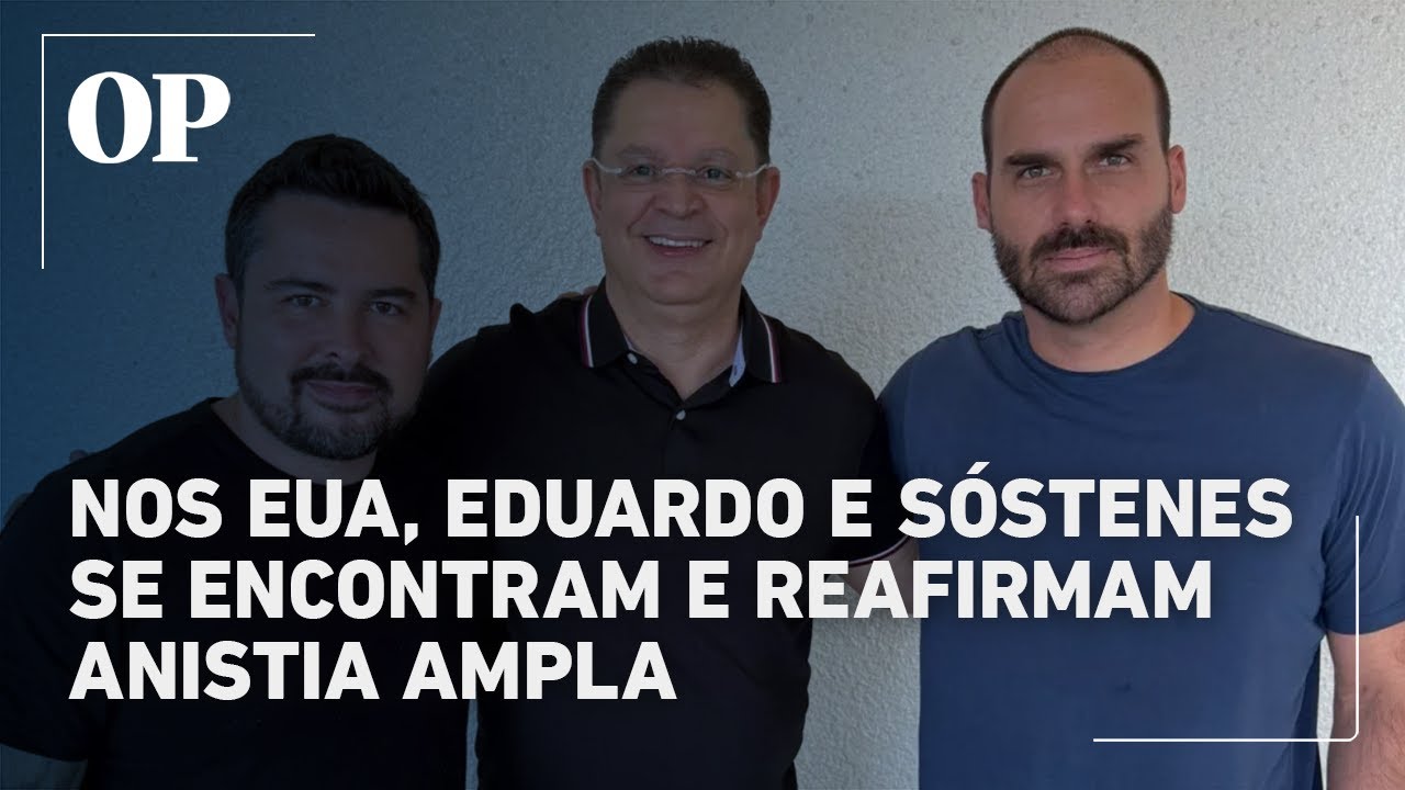 Líder do PL se reúne com Eduardo nos EUA e reforça defesa de anistia ampla