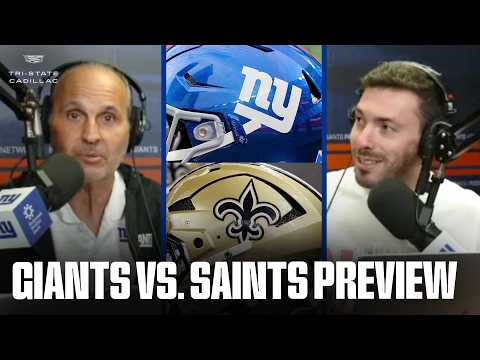 Giants vs. Saints Preview | Big Blue Kickoff Live | New York Giants
