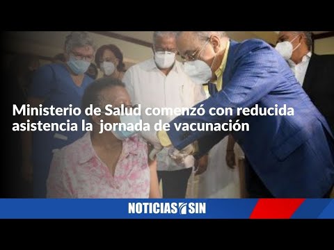 Ministerio de Salud comenzó con reducida asistencia la  jornada de vacunación