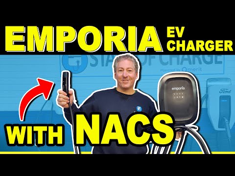 I Review The Emporia EV Charger With The North American Charging Standard (NACS) Connector