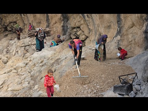 Living in caves as far as the eye can see:building a cooking station with the Koh Gol family#nomadic