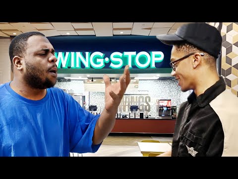 BLACK MAN RAGING AT WINGSTOP!