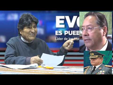 Evo Morales. Luis arce se contradice Miente, va dejar presidencia a junta Militar. Mafia Familiar