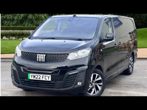 Walk round video of our Fiat E Scudo 75kw, 6 Seat Combi Van, Black.