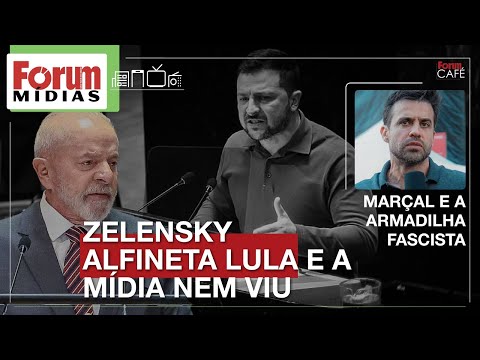 Zelensky alfineta Lula e a mídia nem viu | Marçal e a armadilha fascista | Fórum Mídias | 25.09.24