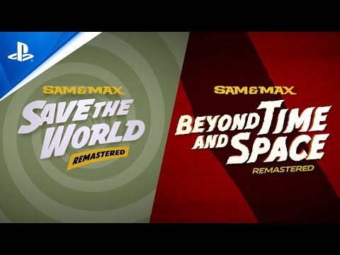 Sam & Max Save the World/Beyond Time and Space - Remastered Announce Trailers | PS4 Games