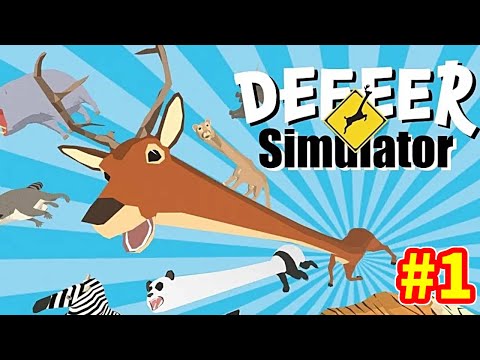 【ごく普通の鹿のゲーム】鹿が町を破壊しまくるゲームがやばすぎるwww【PART1】【バカゲー】【鹿】【実況】