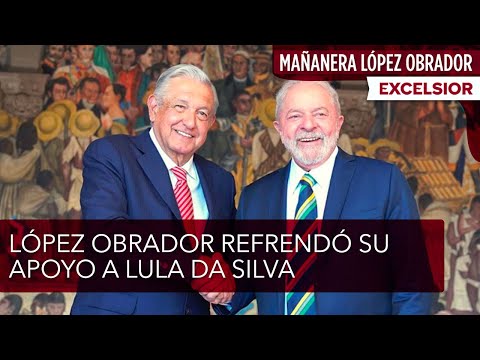 López Obrador refrenda apoyo a Lula tras toma de sedes en Brasil