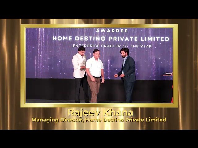 MSME Sampark proudly hosted the Bharat Manufacturing and Export Summit 2025 in Ludhiana, bringing together India’s top policymakers, MSME leaders, exporters, and trade experts. The summit served as a powerful national platform to shape India’s global leadership in manufacturing and exports.
Congratulating Home Destino Private Limited for being named the Enterprise Enabler of the Year for revolutionizing modular home solutions and creating scalable infrastructure for modern India.
Award Received by: Rajeev Khanna, Managing Director
Their customer-centric model and efficient production processes empower the vision of self-reliant housing and manufacturing.