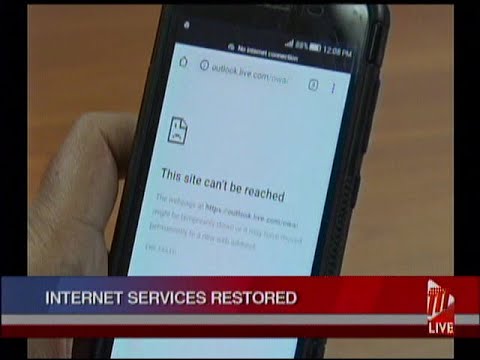 Internet Services Restored After Nationwide Blackout