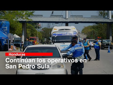 Continúan los operativos en San Pedro Sula