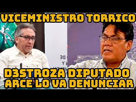 VICEMINISTRO GUSTAVO TORRICO ANUNCIAN DENUNCIA CONTRA DIPUTADO ARCE POR DIF4MACIÓN