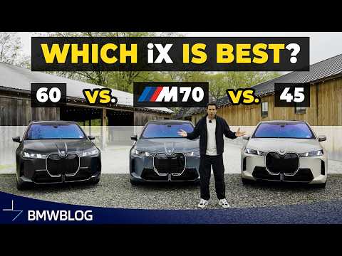 Which BMW iX Should You Buy? iX 45 vs. iX 60 vs. iX M70 Full Comparison!