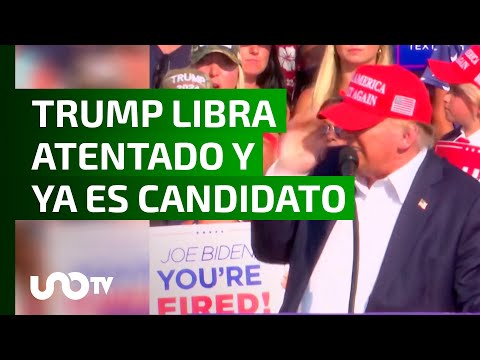 Trump llama a la unidad y es oficialmente candidato.