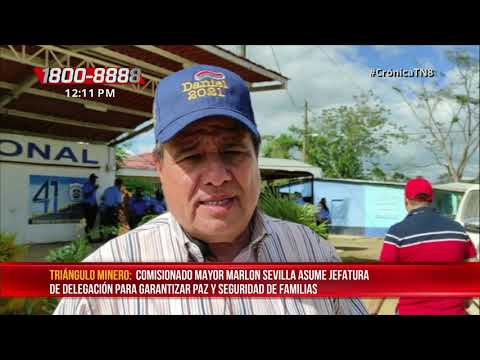 Policía Nacional nombra nuevo jefe policial en el Triángulo Minero - Nicaragua