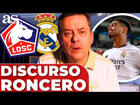 RONCERO, discurso: ENFADADO y muy DIRECTO con la DERROTA | LILLE 1 - REAL MADRID 0