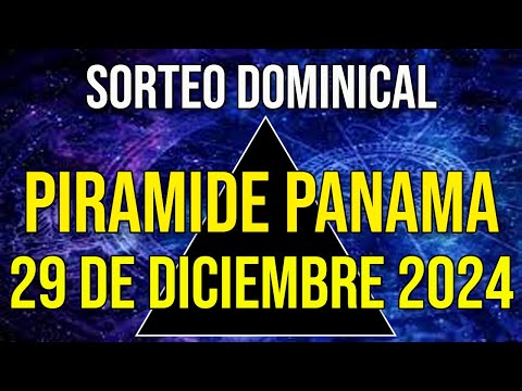 Pirámide Loteria Panamá para el Domingo 29 de Diciembre 2024 Lotería de Panamá