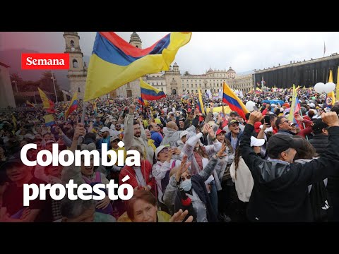 Marchas del 21 de abril:  miles de colombianos expresaron su rechazo al Gobierno Petro