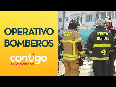 ALERTA DE CIANURO: El alarmante operativo de Bomberos en Santiago Centro - Contigo en la Mañana