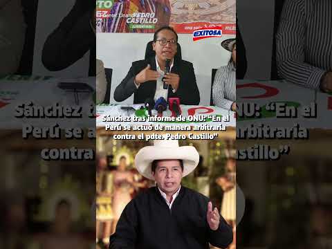 🔴🔵Sánchez brindó una conferencia de prensa donde se pronunció sobre el informe de un grupo de la ONU