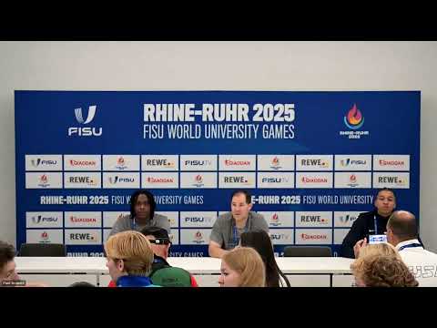Press Conference with the USA Men’s Basketball Team. Video - Courtesy of FISU Media Team