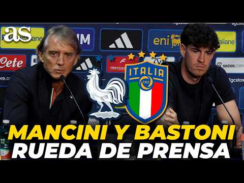 MANCINI y BASTONI, rueda de prensa COMPLETA previa al FRANCIA vs ITALIA de la NATIONS LEAGUE