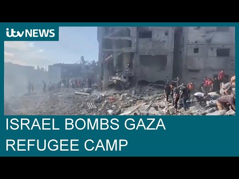 Israel confirms it launched airstrike on Gaza refugee camp that killed dozens | ITV News