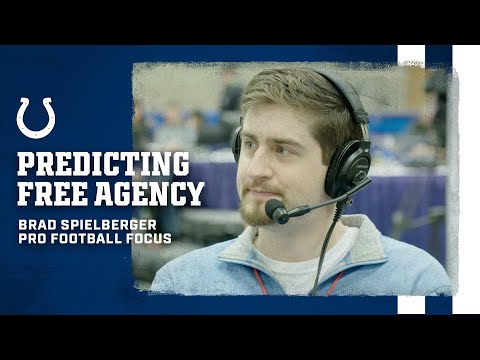 PFF's Brad Spielberger Breaks Down Colts' Free Agency Approach | NFL Combine video clip