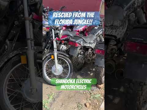 Can you rescue abandoned motorcycles with electric retrofit?!? Yes SHANDOKA can!!