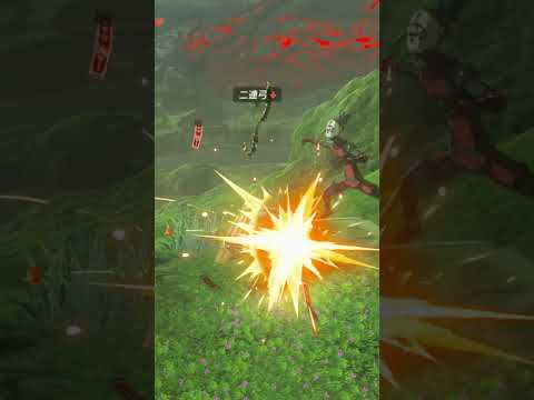 【ティアキン】ゴングル丘付近　急に現れるイーガ団団員　ゼルダの伝説ティアーズ オブ ザ キングダム  #ゼルダの伝説 #ティアキン #zelda #shorts