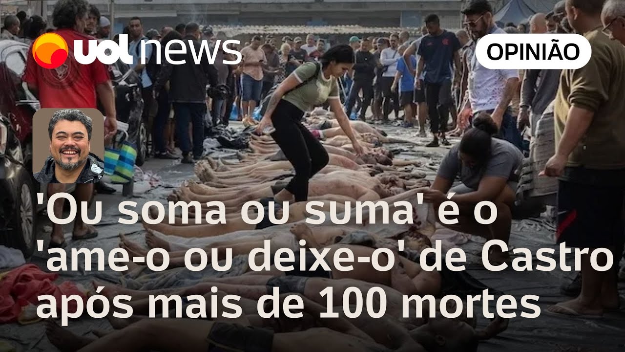 Operação no Rio Castro ecoa lema da ditadura militar quando fala ou soma ou suma | Sakamoto  TV Online Operação no Rio Castro ecoa lema da ditadura militar quando fala ou soma ou suma | Sakamoto
