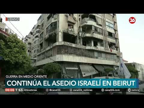 MEDIO ORIENTE | 6 muertos, heridos y destrozos tras ataques israelíes en Beirut