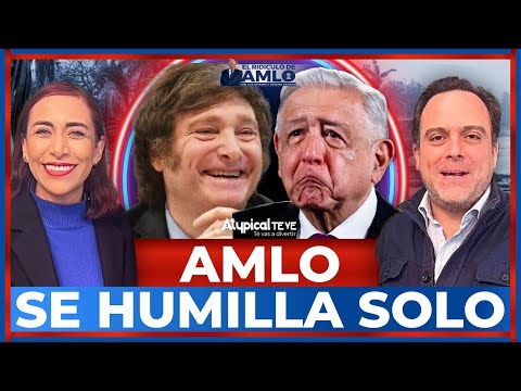 AMLO es un HIPÓCRITA: su GOBIERNO es el MÁS CORRUPTO de la HISTORIA y MILEI LO PUSO en SU LUGAR