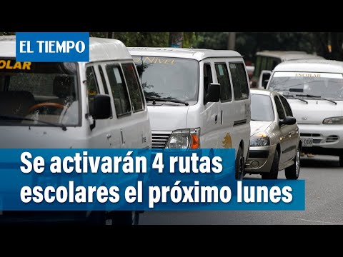 La secretaría de educación aseguró que a partir del próximo lunes se activarán 4 rutas | El Tiempo