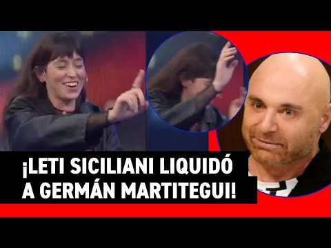 ¡Leti Siciliani liquidó a Martitegui!