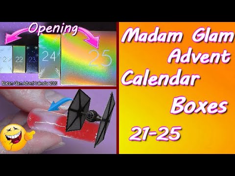 Advent Calendar days 21-25 | Madam Glam Part 5 | ABSOLUTE NAILS