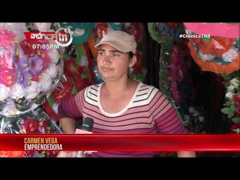 Comercio de flores con mucho dinamismo en mercado de Boaco – Nicaragua