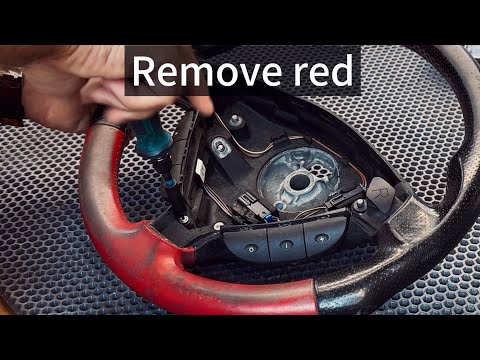 Process of make new cover upholstery. I choose suede instead of old leather