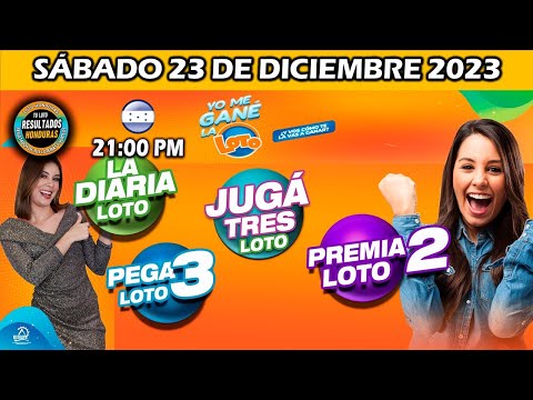 Sorteo 9 PM Loto Honduras, La Diaria, Pega 3, Premia 2, SÁBADO 23 de diciembre 2023 |