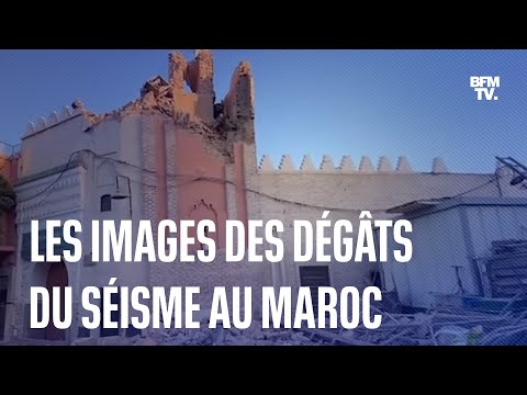 Les images des dégâts du séisme au Maroc, qui fait 820 morts selon un bilan provisoire