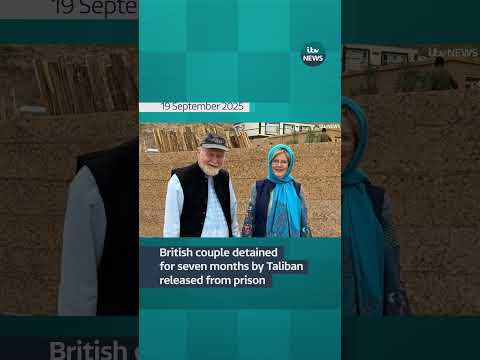 Family describe 'immense joy' at release of British couple from Afghanistan prison | ITV News