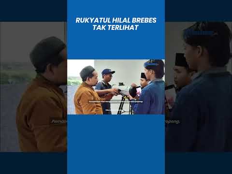 Pantauan Awal Ramadan, Rukyatul Hilal di Lantai 6 KPT Brebes Tak Terlihat