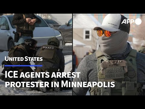 ICE agents arrest activist after being surrounded in Minneapolis | AFP