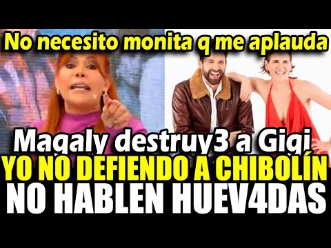 Magaly Medina destruy3 a Gigi Mitre y la llama m0n4 q solo sirve para aplaudir a Rodrigo Gonzalez