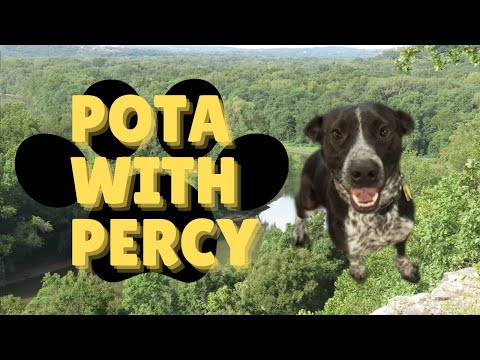 Meet our new dog! POTA with PERCY at Castlewood State Park