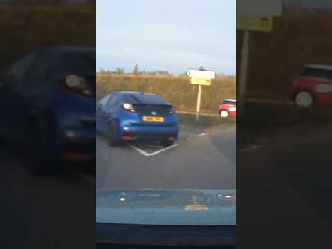Using the Wrong Lane for the First Exit on this Roundabout #DashCam #Shorts #Driving