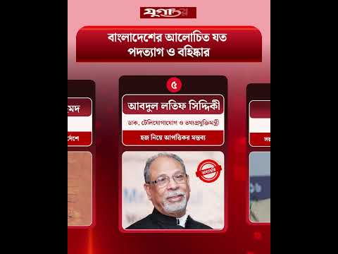 বাংলাদেশের আলোচিত যত পদত্যাগ ও বহিষ্কার | Resignation News | Bangladesh Politics | Jugantor