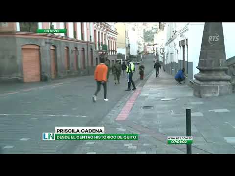 Amplio despliegue policial se registra en Quito